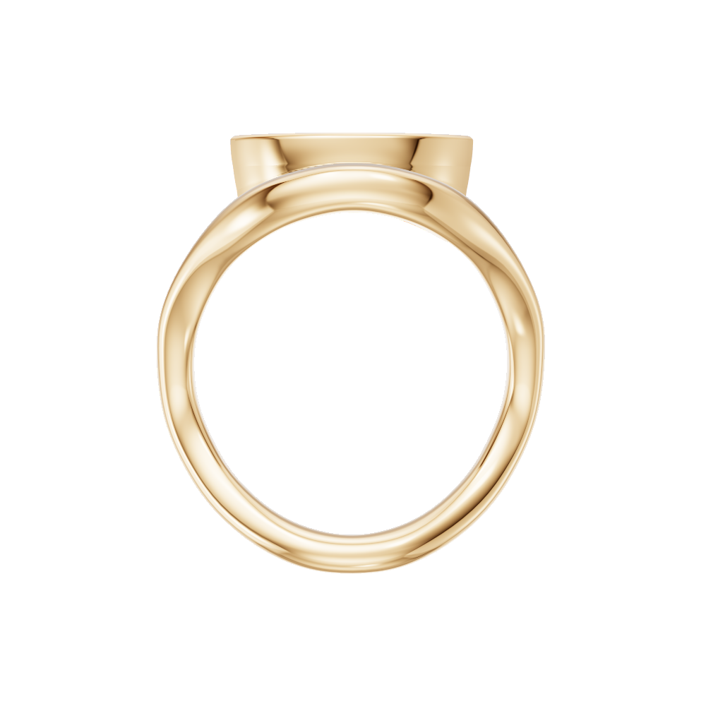 Rebecca marquise lab diamond engagement ring in 14k yellow gold - view 2