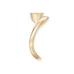 Rebecca marquise lab diamond engagement ring in 18k yellow gold - view 3