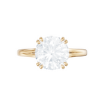 Valerie round lab diamond engagement ring in 18k yellow gold - view 6