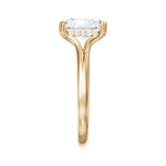 Valerie radiant lab diamond engagement ring in 18k yellow gold - view 4