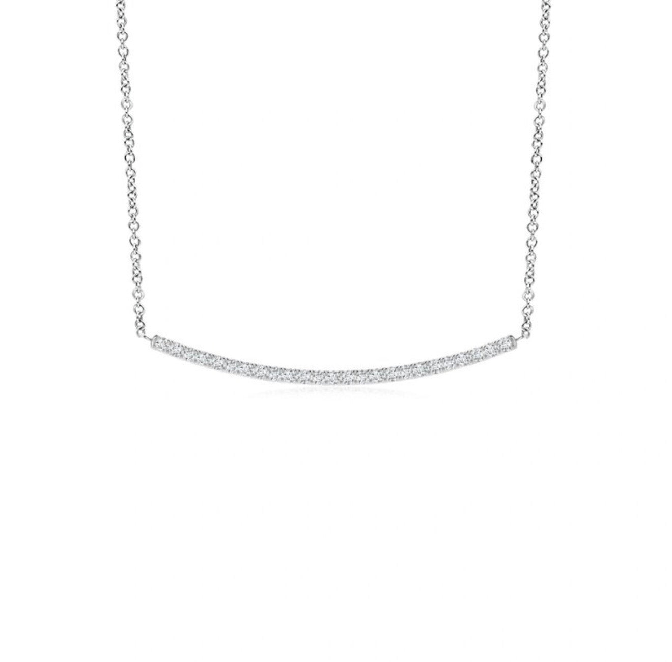1.00 Ctw Sterling Silver Lab Grown Smiley Pendant