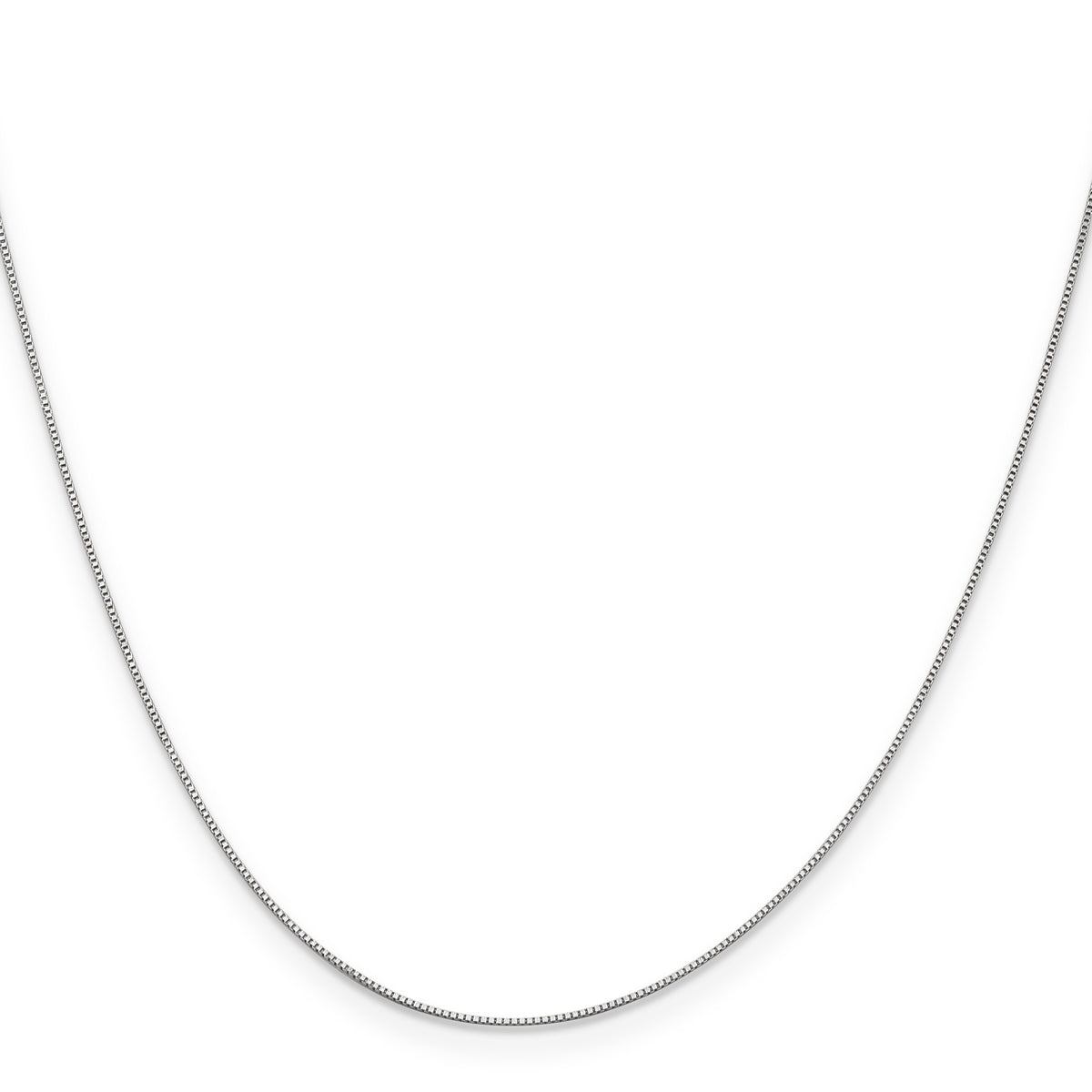 Leslie's (10K & 14K) Baby Box Chain - 14k White Gold / 16 in / Lobster
