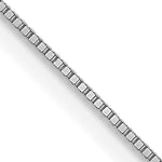 Leslie's (10K & 14K) Baby Box Chain - 14k White Gold / 16 in / Lobster