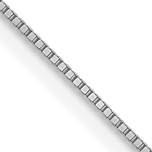 Leslie's (10K & 14K) Baby Box Chain - 14k White Gold / 16 in / Lobster