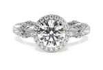 Erica Radiant Cut Lab Grown Diamond 18Kt White Gold Engagement Ring