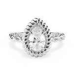 Belinda Pear Cut Lab Grown Diamond 14Kt White Gold Engagement Ring