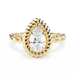 Belinda Pear Cut Lab Grown Diamond 18Kt Yellow Gold Engagement Ring