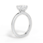 Cara Princess Cut Lab Grown Diamond Platinum Engagement Ring - View 3