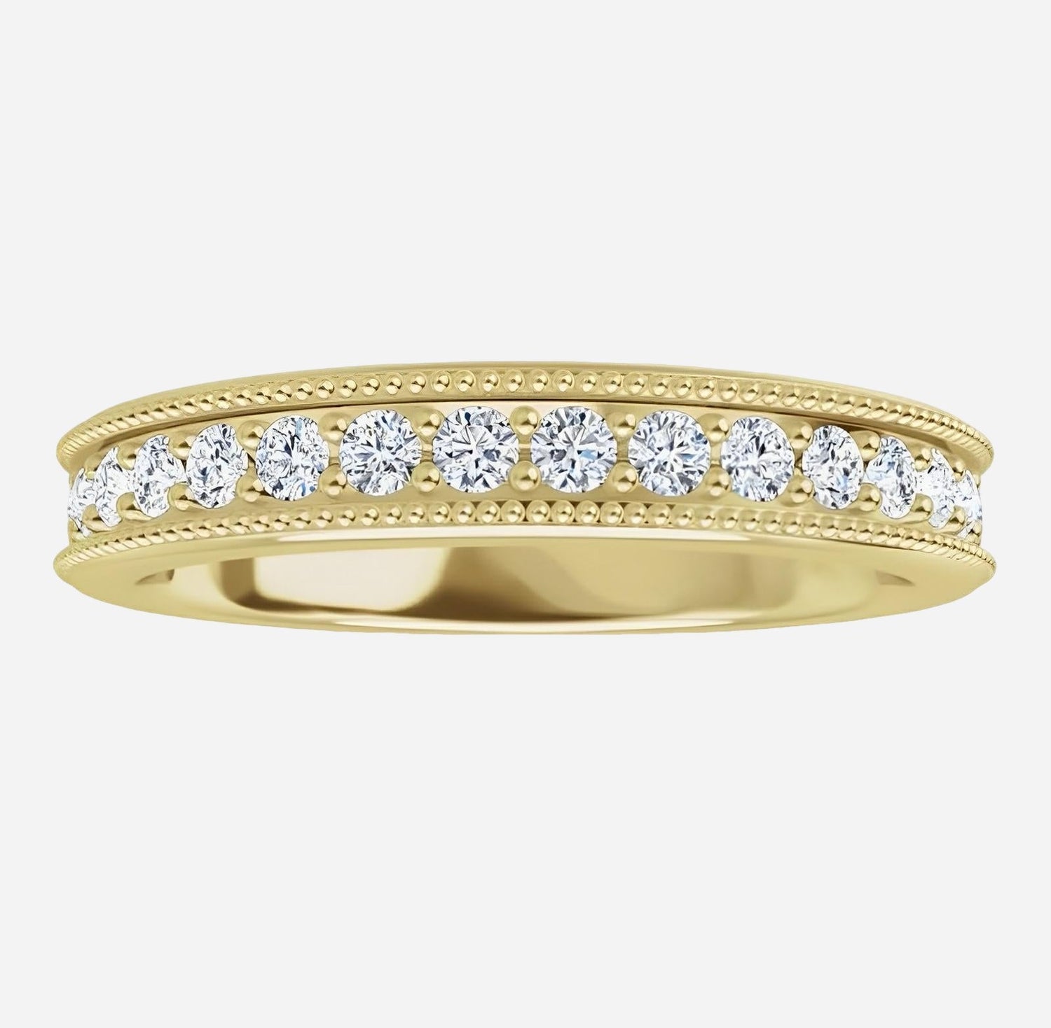 Diamond eternity band white gold and diamonds