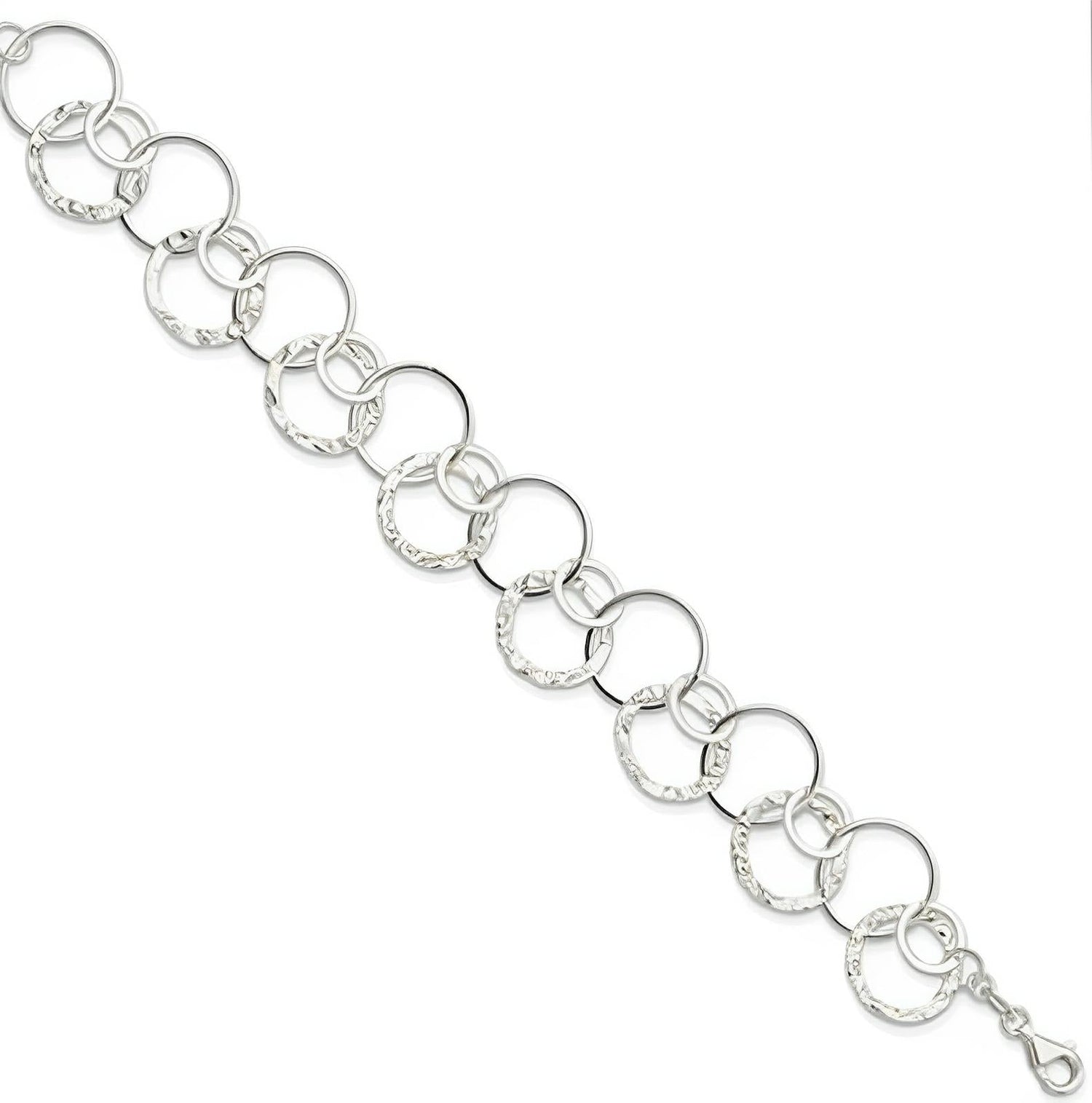 fancy silver bracelet
