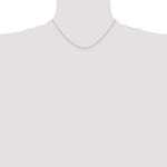 Gold (10K & 14K) Carded Cable Rope Chain - 14k Yellow Gold / 16 in / 0.4 mm