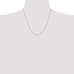 Gold (10K & 14K) Carded Cable Rope Chain - 14k Yellow Gold / 20 in / 0.4 mm