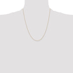 Gold (10K & 14K) Carded Cable Rope Chain - 14k Yellow Gold / 22 in / 0.4 mm