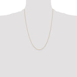 Gold (10K & 14K) Carded Cable Rope Chain - 14k Yellow Gold / 24 in / 0.4 mm