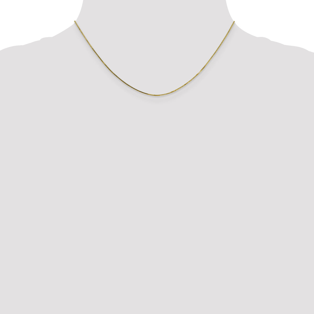 Leslie's 10K .7mm Box Chain - 16 inch