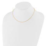 Leslie's Gold Flat Cable Adjustable Chain - 10k Yellow Gold / 18 in / 1.2 mm