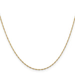 Leslie's 10k 1mm Singapore Chain - 16 inch