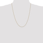 Leslie's 10k 1mm Singapore Chain - 24 inch