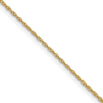 Leslie's 10k 1mm Singapore Chain - 16 inch