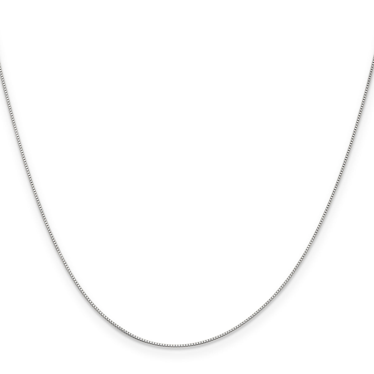 Leslie's (10K & 14K) Baby Box Chain - 10k White Gold / 16 in / Spring Ring