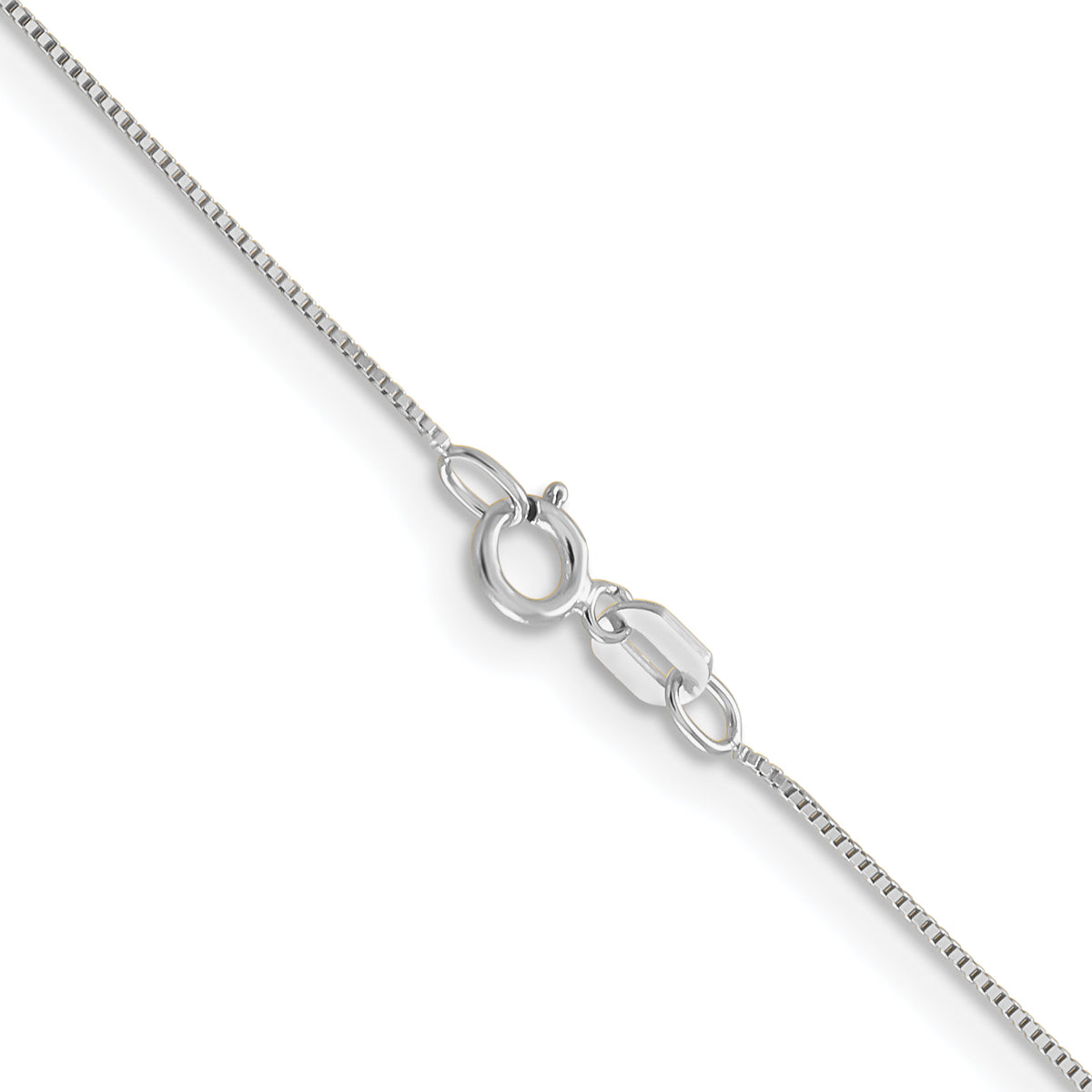 Leslie's (10K & 14K) Baby Box Chain - 10k White Gold / 16 in / Spring Ring