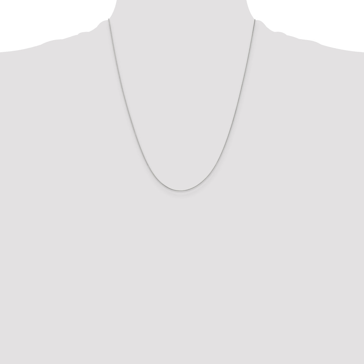 Leslie's (10K & 14K) Baby Box Chain - 10k White Gold / 22 in / Spring Ring