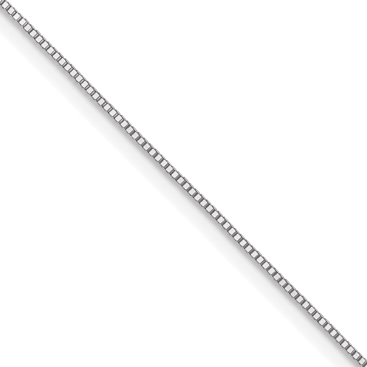 Leslie's (10K & 14K) Baby Box Chain - 10k White Gold / 16 in / Spring Ring