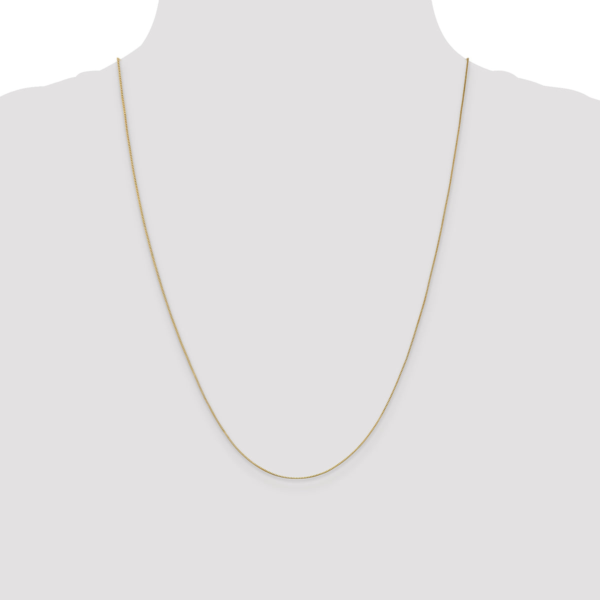 Leslie's (10K & 14K) Baby Box Chain - 10k Yellow Gold / 24 in / Lobster