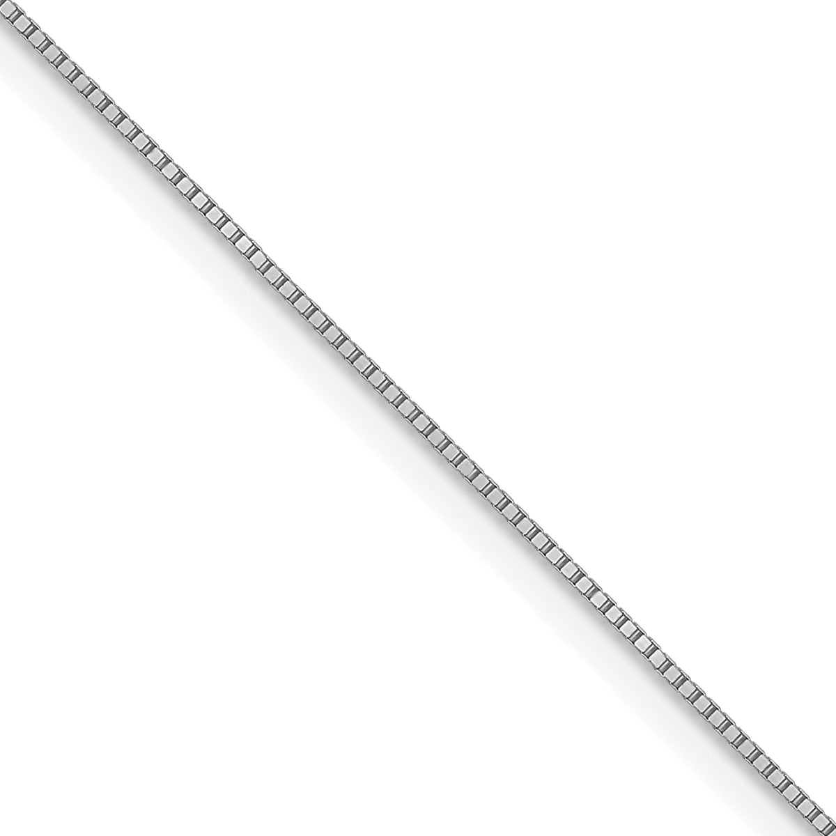Leslie's (10K & 14K) Baby Box Chain - 10k White Gold / 16 in / Lobster