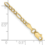 Leslie's 10k 2.5mm Figaro Chain Bracelet - 7 inch