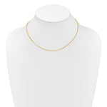 Leslie's Gold Flat Cable Adjustable Chain - 10k Yellow Gold / 18 in / 0.95 mm