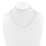 Leslie's Gold Flat Cable Adjustable Chain - 10k Yellow Gold / 18 in / 0.95 mm