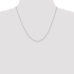 Gold Carded Box Chain - 14k White Gold / 20 in