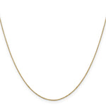 Gold Carded Box Chain - 14k Yellow Gold / 16 in