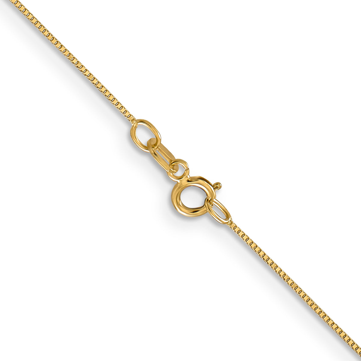 Gold Carded Box Chain - 14k Yellow Gold / 16 in