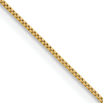 Gold Carded Box Chain - 14k Yellow Gold / 16 in