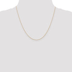 Gold (10K & 14K) Carded Cable Rope Chain - 14k Rose Gold / 20 in / 0.5 mm
