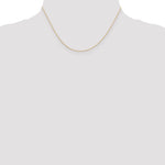 Gold (10K & 14K) Carded Cable Rope Chain - 14k Yellow Gold / 16 in / 0.5 mm