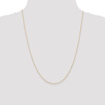 Gold (10K & 14K) Carded Cable Rope Chain - 14k Yellow Gold / 24 in / 0.5 mm