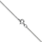 Gold (10K & 14K) Carded Curb Chain - 14k White Gold / 13 in / 0.42 mm