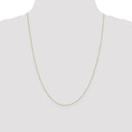 Gold (10K & 14K) Carded Curb Chain - 14k Yellow Gold / 24 in / 0.42 mm