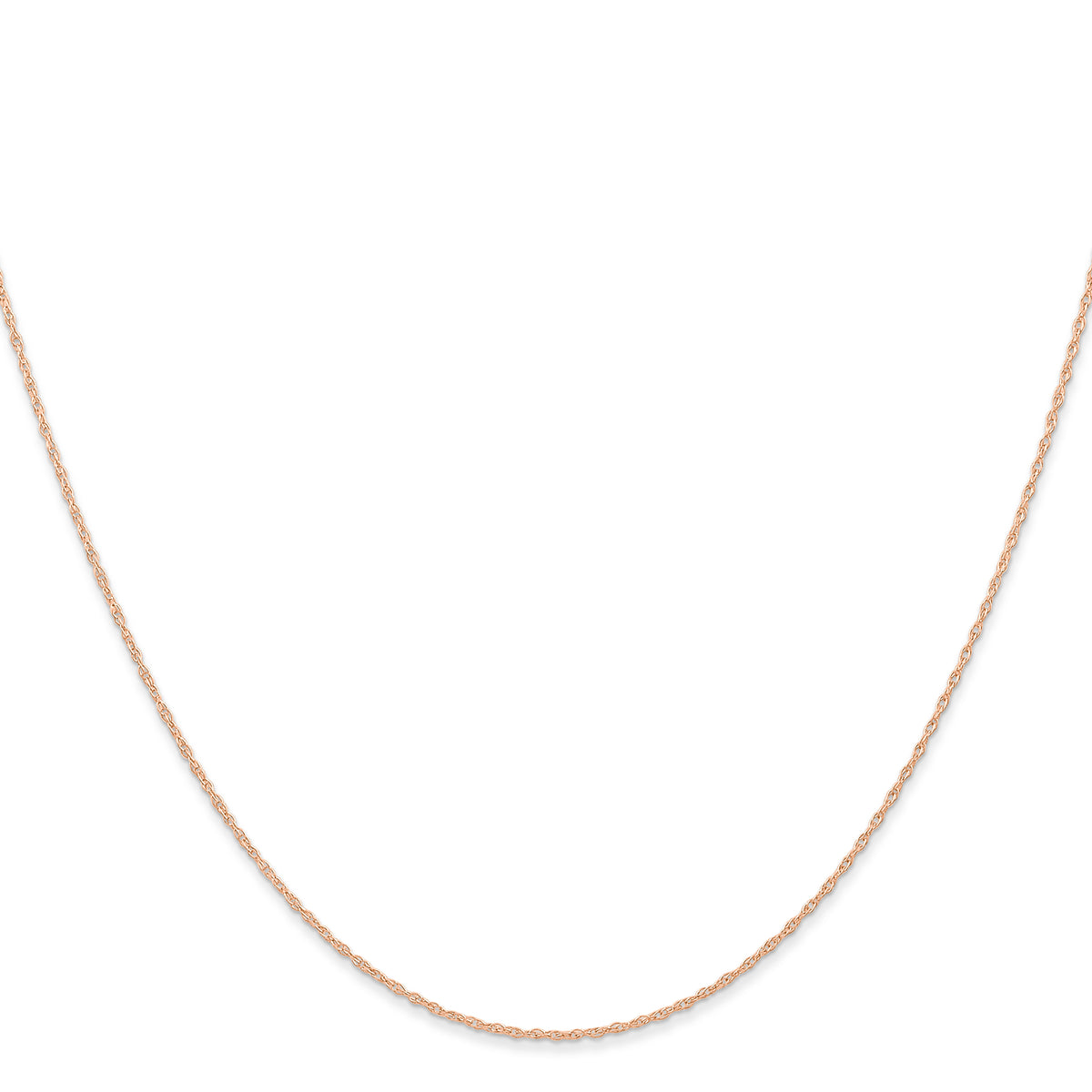 Gold (10K & 14K) Carded Cable Rope Chain - 14k Rose Gold / 16 in / 0.6 mm
