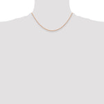 Gold (10K & 14K) Carded Cable Rope Chain - 14k Rose Gold / 16 in / 0.6 mm