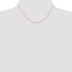 Gold (10K & 14K) Carded Cable Rope Chain - 14k Yellow Gold / 16 in / 0.6 mm