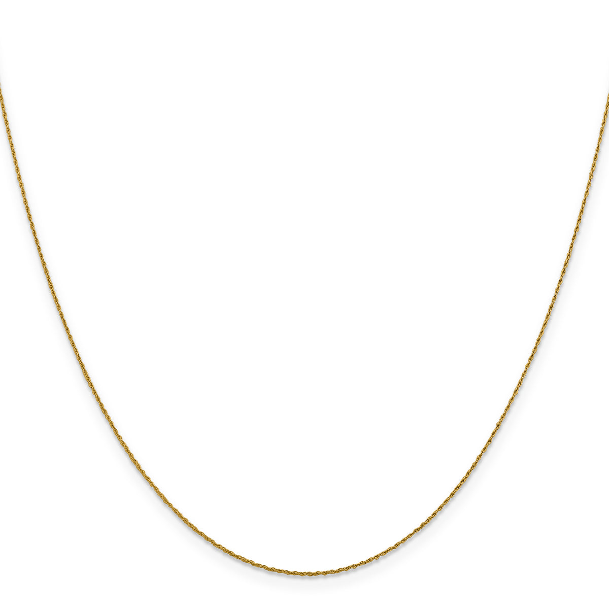 Leslie's 14K .8mm Rope Chain - 16 inch