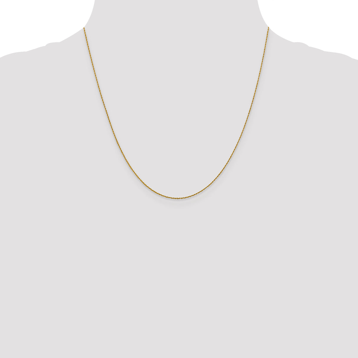 Leslie's 14K .8mm Rope Chain - 20 inch