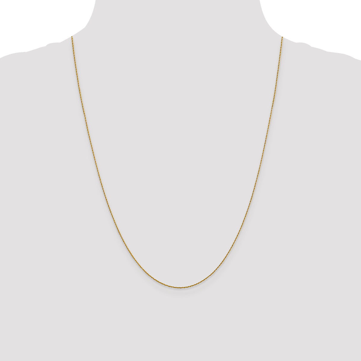 Leslie's 14K .8mm Rope Chain - 24 inch