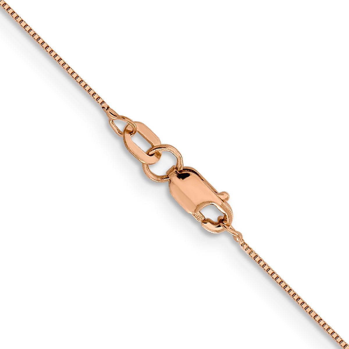Leslie's (10K & 14K) Baby Box Chain - 14k Rose Gold / 16 in / Lobster
