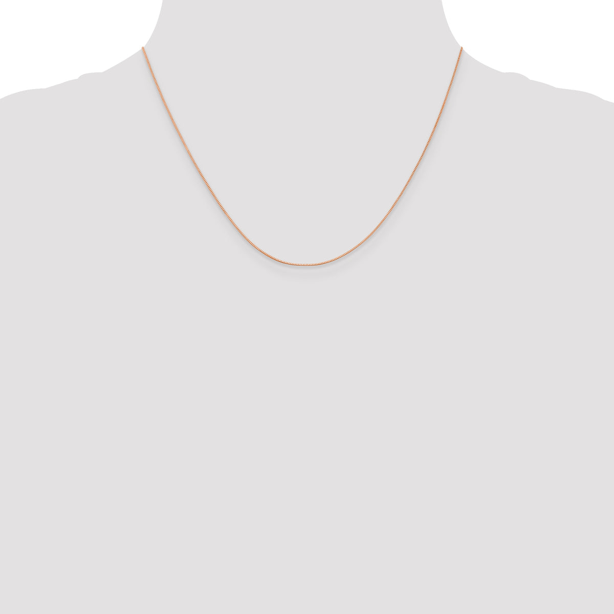 Leslie's (10K & 14K) Baby Box Chain - 14k Rose Gold / 18 in / Lobster