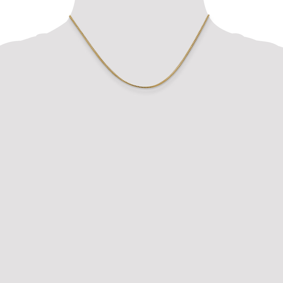 Leslie's 14K 1.1mm Franco Chain - 16 inch